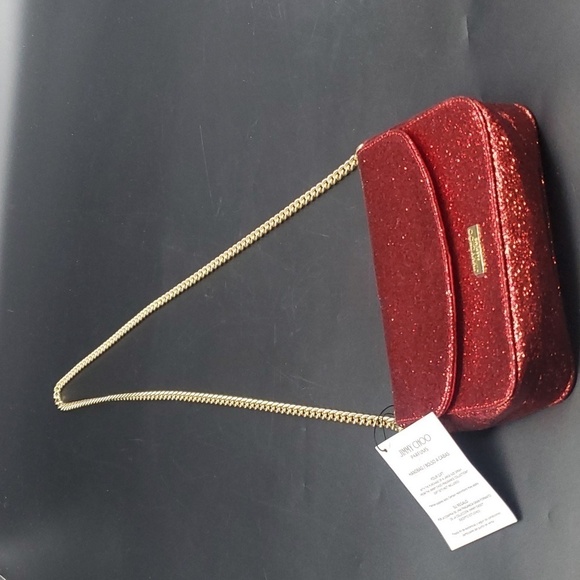 NEW Jimmy Choo Parfums 7.5 X 5 X 2" Beauty Handbag Crossbody - Picture 2 of 14